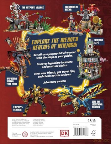 LEGO Ninjago Dragons Rising Adventure Atlas: Journey Through the World of Ninjago - DK [KSIĄŻKA]