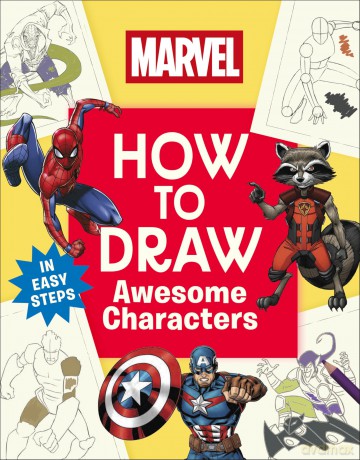 Marvel How to Draw Awesome Characters - DK [KSIĄŻKA]