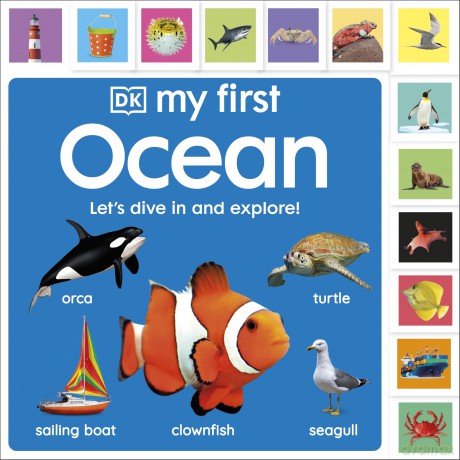 My First Ocean: Let's Dive In and Explore! (My First Tabbed Board Book) - DK [KSIĄŻKA]