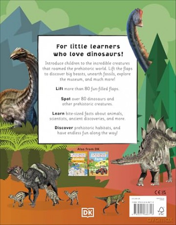 My Very Important Lift-the-Flap Book: Dinosaurs and Other Prehistoric Life: With More Than 80 Flaps to Lift - DK [KSIĄŻKA]