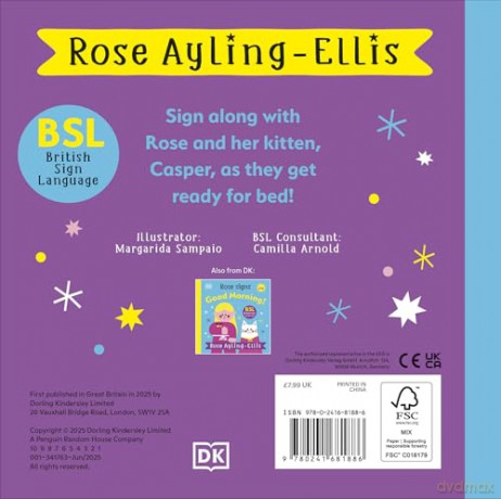 Rose Signs Good Night! (DK Rose Signs) - Rose Ayling-Ellis [KSIĄŻKA]