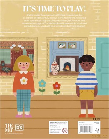 The Met Paper Doll's House: Travel Through Time and Explore the Period Rooms at the Metropolitan Museum of Art! (DK The Met) - DK [KSIĄŻKA]