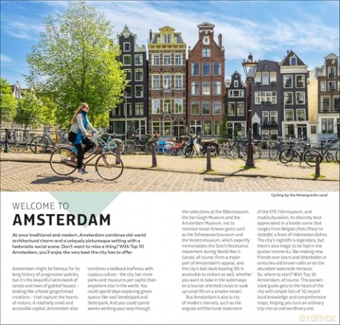 DK Top 10 Amsterdam (Pocket Travel Guide) - DK Travel [KSIĄŻKA]