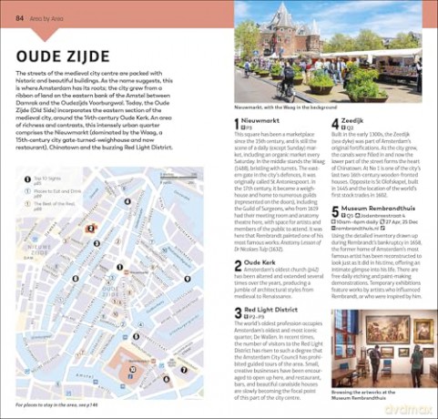 DK Top 10 Amsterdam (Pocket Travel Guide) - DK Travel [KSIĄŻKA]