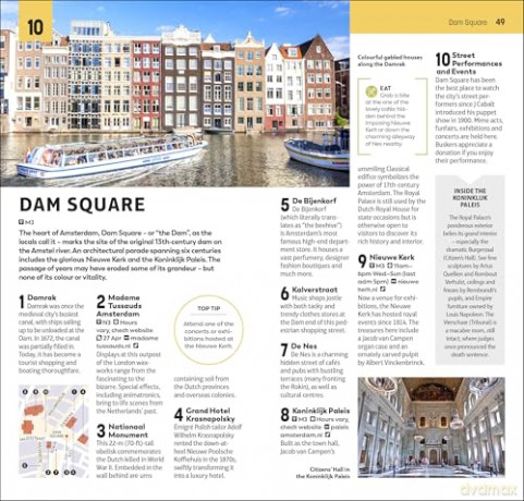 DK Top 10 Amsterdam (Pocket Travel Guide) - DK Travel [KSIĄŻKA]