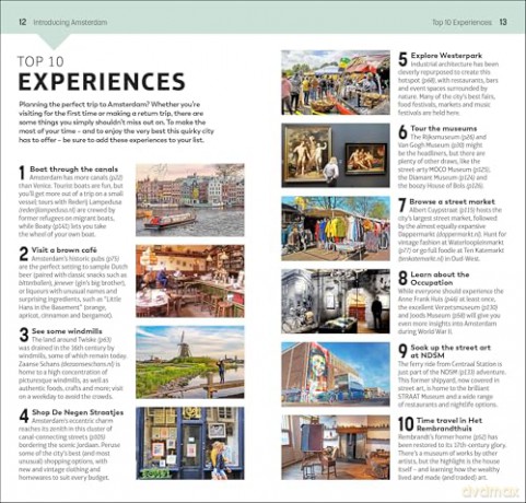 DK Top 10 Amsterdam (Pocket Travel Guide) - DK Travel [KSIĄŻKA]