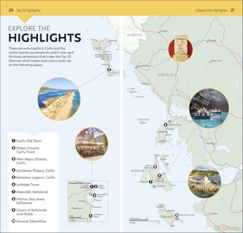 DK Top 10 Corfu and the Ionian Islands (Pocket Travel Guide) - DK Travel [KSIĄŻKA]