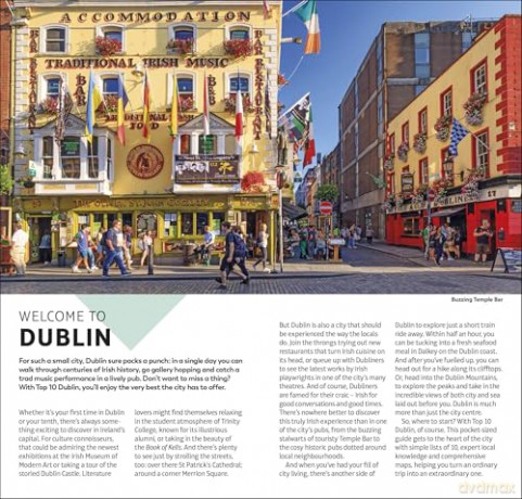 DK Top 10 Dublin (Pocket Travel Guide) - DK Travel [KSIĄŻKA]