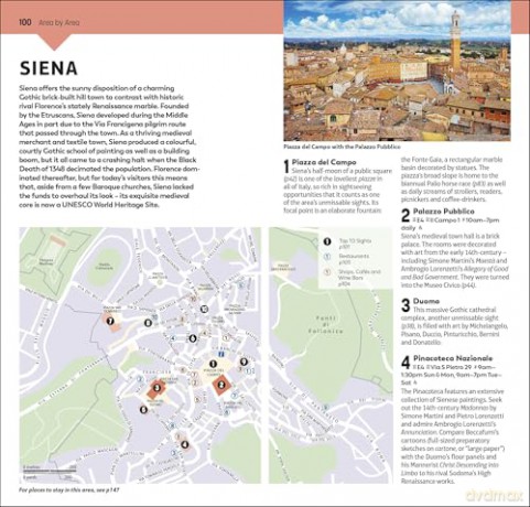 DK Top 10 Florence and Tuscany (Pocket Travel Guide) - DK Travel [KSIĄŻKA]
