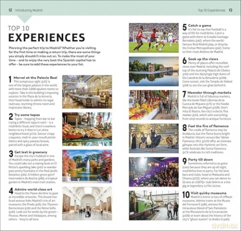 DK Top 10 Madrid (Pocket Travel Guide) - DK Travel [KSIĄŻKA]