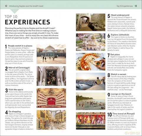 DK Top 10 Naples and the Amalfi Coast (Pocket Travel Guide) - DK Travel [KSIĄŻKA]