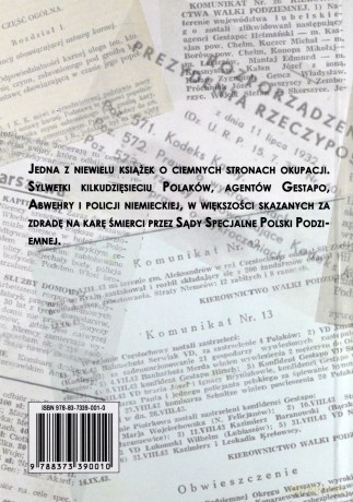 Srebrniki Judasza. Konfidenci niemieckich władz bezpieczeństwa w okupowanej Polsce 1939-1945 [KSIĄŻKA]