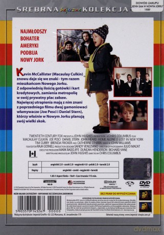 Kevin sam w Nowym Jorku (polski lektor) (Srebrna Kolekcja) [DVD]