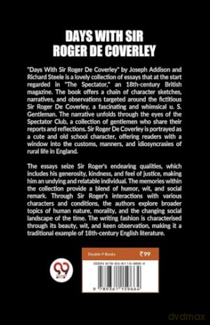 Days With Sir Roger De Coverley - Joseph Addison [KSIĄŻKA]