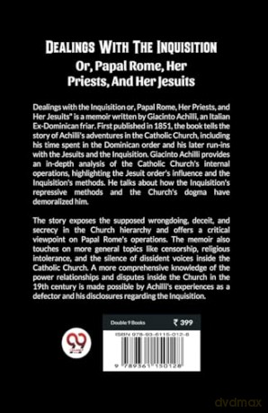 Dealings With The Inquisition Or, Papal Rome, Her Priests, And Her Jesuits - Giacinto Achilli [KSIĄŻKA]