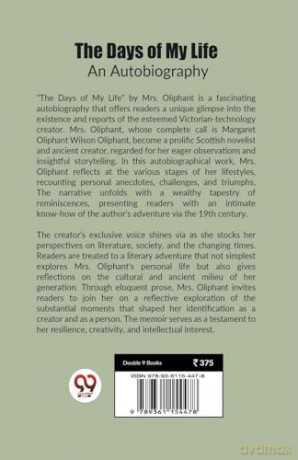 The Days Of My Life An Autobiography - Mrs Oliphant [KSIĄŻKA]