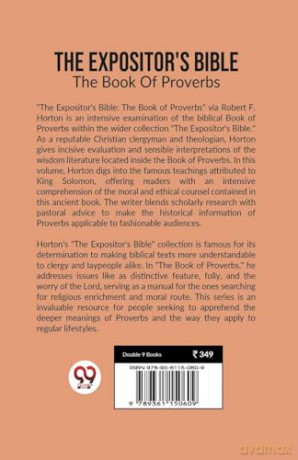The Expositor's Bible The Book Of Proverbs - Robert F Horton [KSIĄŻKA]