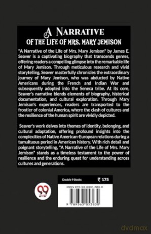 A Narrative of the Life of Mrs. Mary Jemison (Edition 2024) - James E Seaver [KSIĄŻKA]