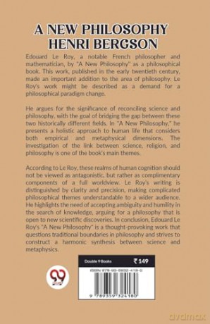 A New Philosophy Henri Bergson - Edouard Le Roy [KSIĄŻKA]