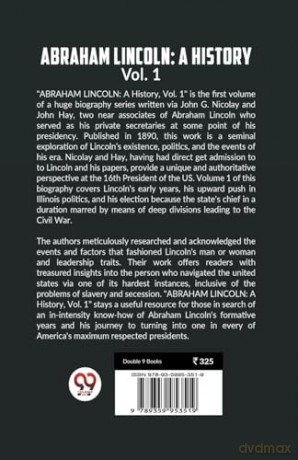 ABRAHAM LINCOLN Vol.1A HISTORY (Edition 2023): A History Vol. 1 - G Nicolay John [KSIĄŻKA]