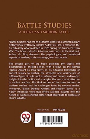 Battle Studies Ancient and Modern Battle - Charles Jean Jacques Joseph Ardant Du Picq [KSIĄŻKA]