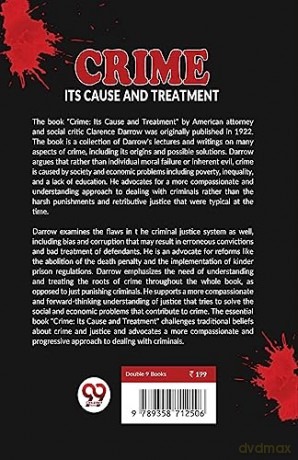 Crime its Cause and Treatment - Clarence Darrow [KSIĄŻKA]