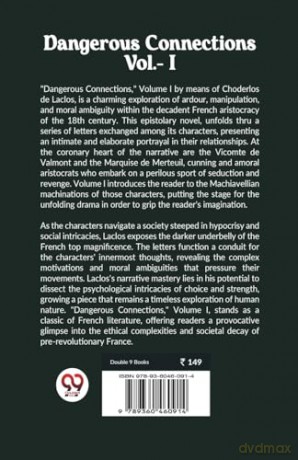 DANGEROUS CONNECTIONS Vol.- I - Choderlos De Laclos [KSIĄŻKA]