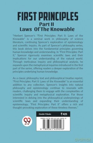First PrinciplesPart II.-Laws Of The Knowable (Edition 2023) - Herbert Spencer [KSIĄŻKA]
