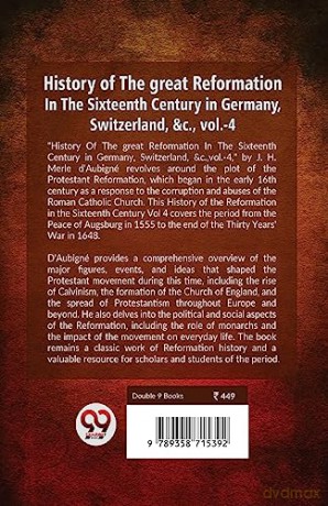 History of the Great Reformation in the Sixteenth Century in Germany, Switzerland, &C - J. H. Merle D'Aubign [KSIĄŻKA]