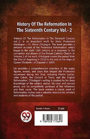 History of the Reformation in the Sixteenth Century - J. H. Merle D'Aubign [KSIĄŻKA]