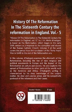 History of the Reformation in the Sixteenth Century the Reformation in England - J. H. Merle D'Aubign [KSIĄŻKA]