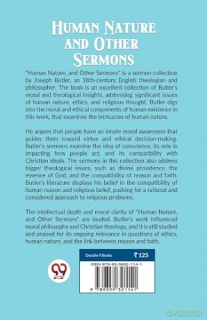 Human Nature and Other Sermons - Joseph Butler [KSIĄŻKA]