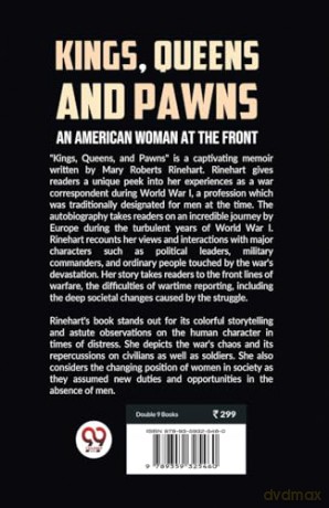 Kings, Queens and Pawns an American Woman at the Front - Mary Roberts Rinehart [KSIĄŻKA]