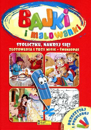 Stoliczku, nakryj się! Bajki i malowanki - Carlos Busquets (ilustr.) [KSIĄŻKA]