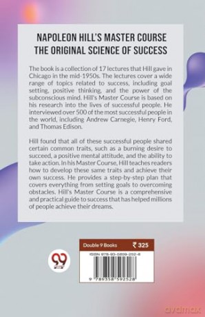 Napoleon HillS Master Course the Original Science of Success - Napoleon Hill [KSIĄŻKA]