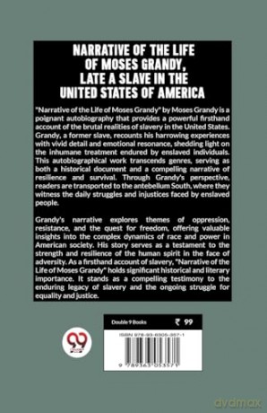 Narrative of the Life of Moses Grandy, Late a Slave in the United States of America (Edition 2024) - Moses Grandy [KSIĄŻKA]