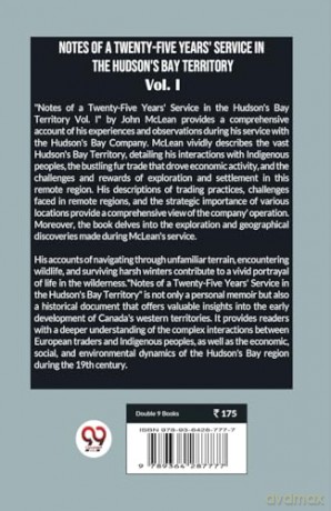 Notes of a Twenty-Five Years' Service in the Hudson's Bay Territory Vol. I (Edition 2024) - John McLean [KSIĄŻKA]