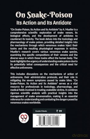 On Snake-PoisonIts Action and Its Antidote (Edition 2024) - A Mueller [KSIĄŻKA]