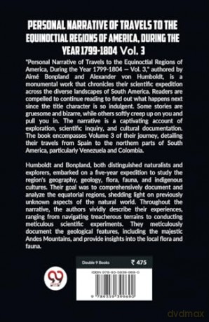 Personal Narrative of Travels to the Equinoctial Regions of America, During the Year 1799-1804 - Aime Bonpland [KSIĄŻKA]