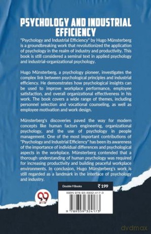Psychology and Industrial Efficiency - Hugo Munsterberg [KSIĄŻKA]