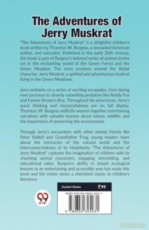 The Adventures of Jerry Muskrat - Thornton W. Burgess [KSIĄŻKA]