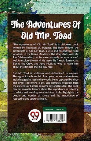 The Adventures of Old Mr. Toad - Thornton W. Burgess [KSIĄŻKA]