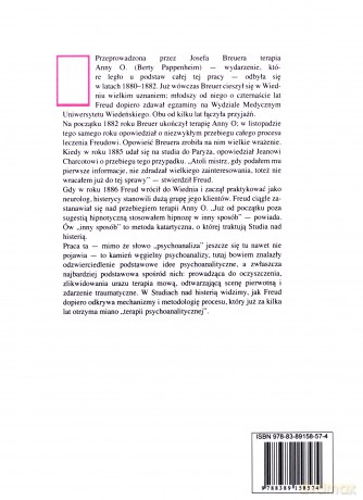 Studia nad histerią - Sigmund Freud, Josef Breuer [KSIĄŻKA]