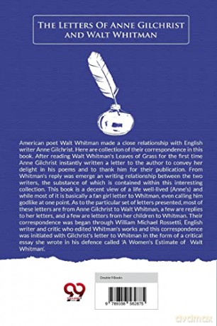 The Letters of Anne Gilchrist and Walt Whitman - Walt Whitman [KSIĄŻKA]