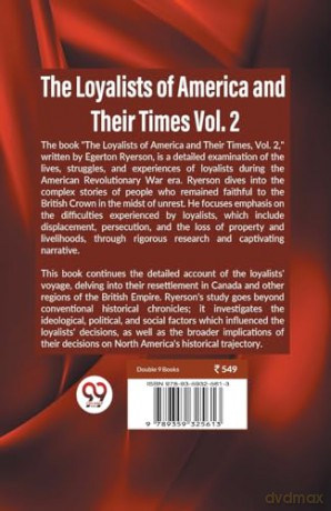 The Loyalists of America and Their Times - Egerton Ryerson [KSIĄŻKA]