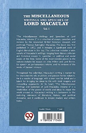 The Miscellaneous Writings and Speeches of Lord Macaulay - Thomas Babington Macaulay [KSIĄŻKA]
