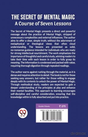 The Secret of Mental Magic a Course of Seven Lessons - William Walker Atkinson [KSIĄŻKA]
