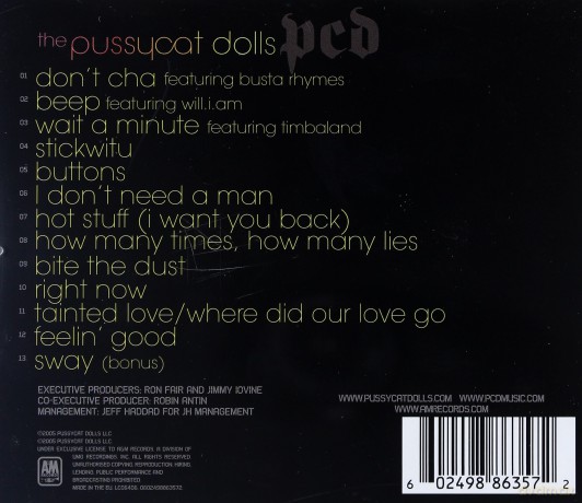The Pussycat Dolls: Pcd (Polska Cena !!) [CD]