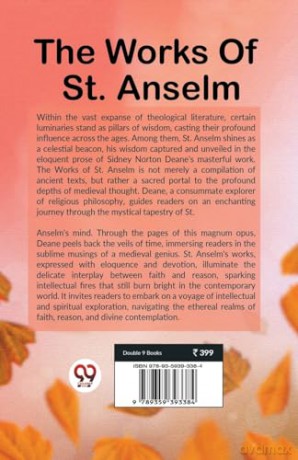 The Works of St. Anselm - Sidney Norton Deane [KSIĄŻKA]