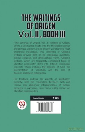The Writings of Origen - Origen [KSIĄŻKA]